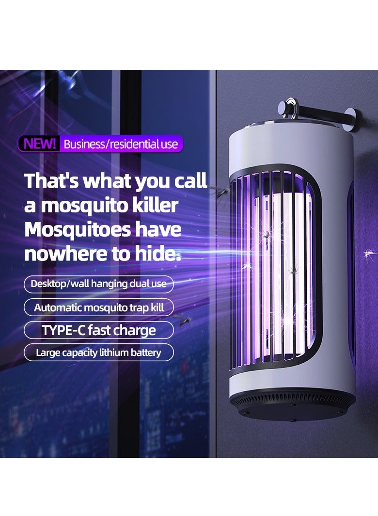 Generic High Power Mosquito Killer Lights and Fly Trap Rings, Intelligent Pest Control Devices for Indoor and Outdoor use, Effective Killing of Flying Insects, 4W Power Supply and 3600V Electric Strike, Mosquito Fly Trap Rings, 100% Original Insect Killer Equipment, High Power UV Mosquito Trap, Suitable for Home, Suitable for Home, Kitchen, Office, Ourdoor  - Image 4