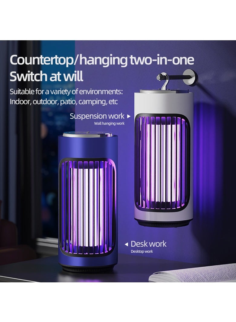 Generic High Power Mosquito Killer Lights and Fly Trap Rings, Intelligent Pest Control Devices for Indoor and Outdoor use, Effective Killing of Flying Insects, 4W Power Supply and 3600V Electric Strike, Mosquito Fly Trap Rings, 100% Original Insect Killer Equipment, High Power UV Mosquito Trap, Suitable for Home, Suitable for Home, Kitchen, Office, Ourdoor  - Image 3