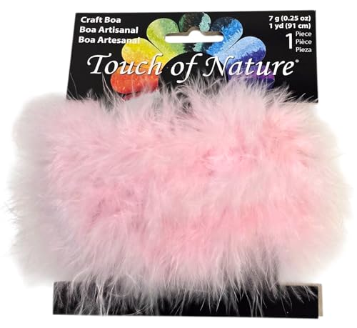 Touch of Nature 36854 1-Piece Feather Marabou Craft Boa for Arts and Crafts, 1-Yard, Light Pink - Image 4