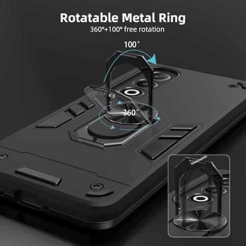 NDCOM for Slim for OnePlus Nord CE 4 - Durable OnePlus Nord CE4 Cover, Precision Fit One Plus Nord CE4 Back Cover, Protective One Plus Nord CE 4 Cover Ring Holder Case - Image 4