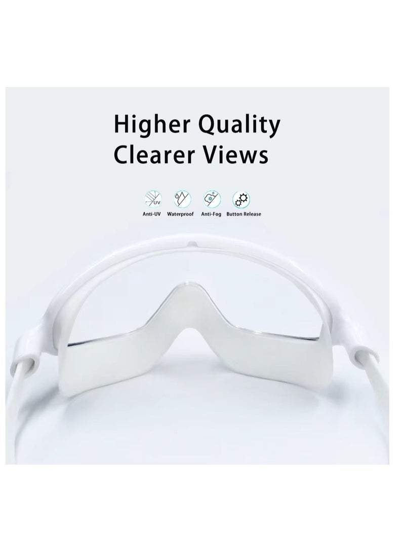 FFA SPORTS Fitness for All Sports Adult Swim Goggles Waterproof Earplugs 180° Clear Vision No Leaking Anti-Fog Swimming Goggles For Adult Men Women Youth Uv Protection Diving Goggles For Surfing  - Image 2