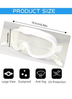 FFA SPORTS Fitness for All Sports Adult Swim Goggles Waterproof Earplugs 180° Clear Vision No Leaking Anti-Fog Swimming Goggles For Adult Men Women Youth Uv Protection Diving Goggles For Surfing  - Image 3