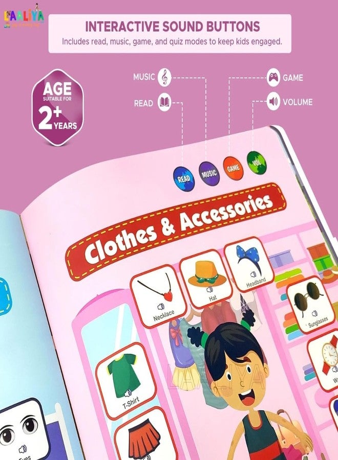 LAALIYA Learn & Play English Learning Book for Kids | Interactive Sound Book with Music, Stories, and Activities | Early Educational Toy for Toddlers and Preschoolers - Image 5
