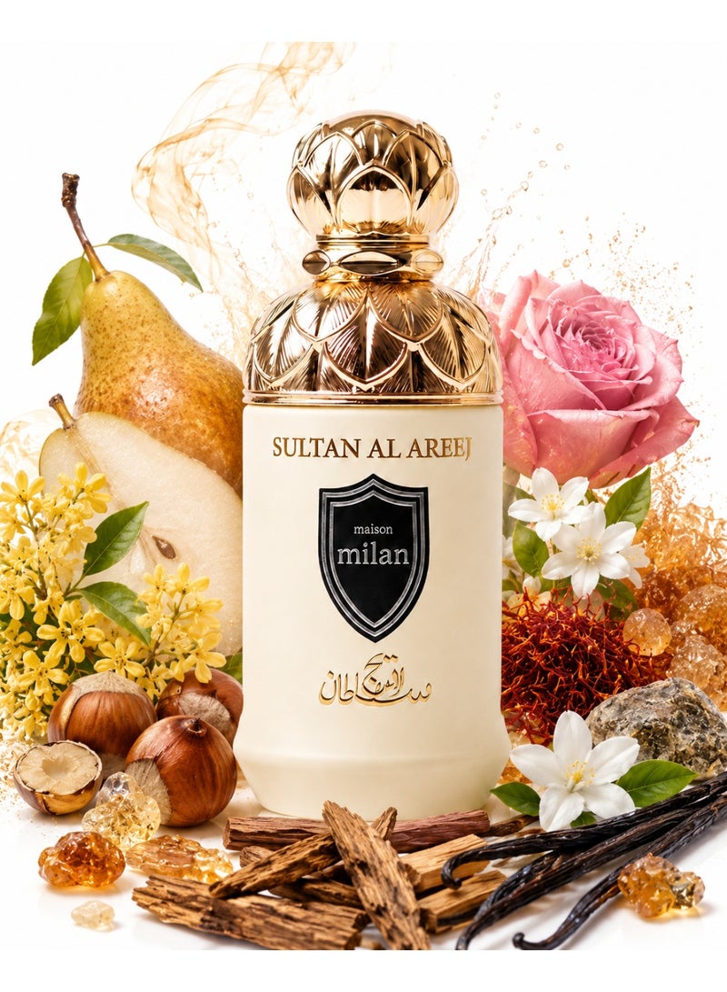 Maison Milan Sultan Al Areej Extrait de Parfum 100ml Gift Pack – Luxury Long-Lasting Unisex Perfume Fragrance - Image 1