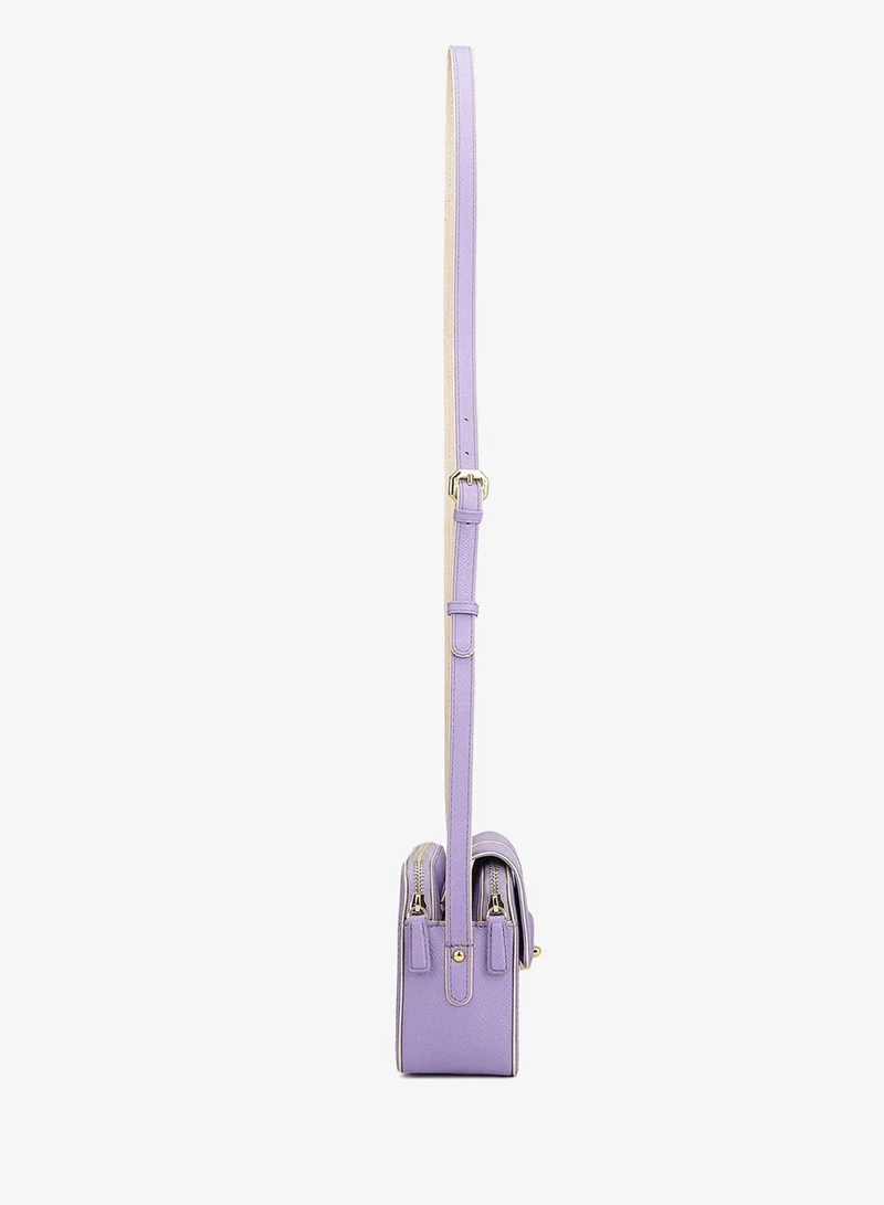 Da Milano Purple Haze Small Franzy Leather Sling - Purple Haze  | Best Price UAE
