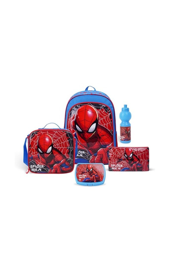 MARVEL MARVEL SPIDER-MAN SPIDEY TO THE RESCUE 5IN1 BACKPACK SET 18" 