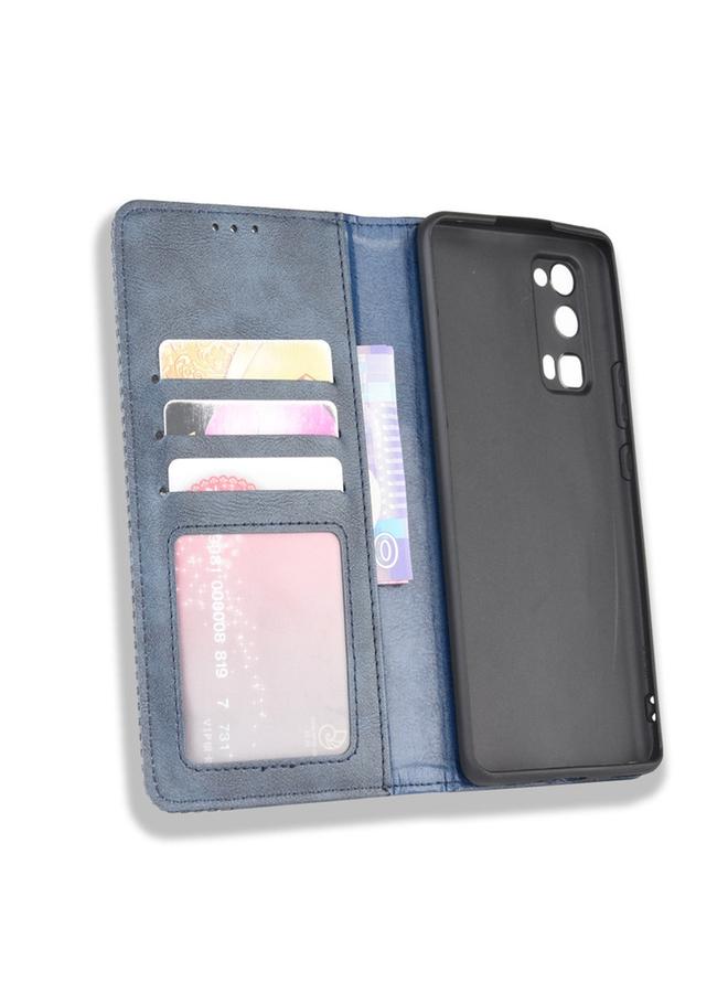 اس-توب جراب لهاتف Huawei Honor 30 Pro بمشبك مغناطيسي بتصميم حصان مجنون بتصميم كلاسيكي، جراب جلدي قلاب أفقي، مع حامل وفتحات للبطاقات وإطار للصور - Image 4