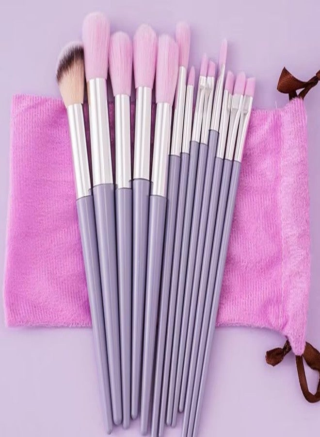 PIXELERA Makeup Brushes 13 Pcs Makeup Kit, Foundation Brush Eyeshadow Brush Make up Brush Set with Bag Hair Makeup Brushes Set Foundation Eyeshadow Kits (multi colour) Beige - Image 5