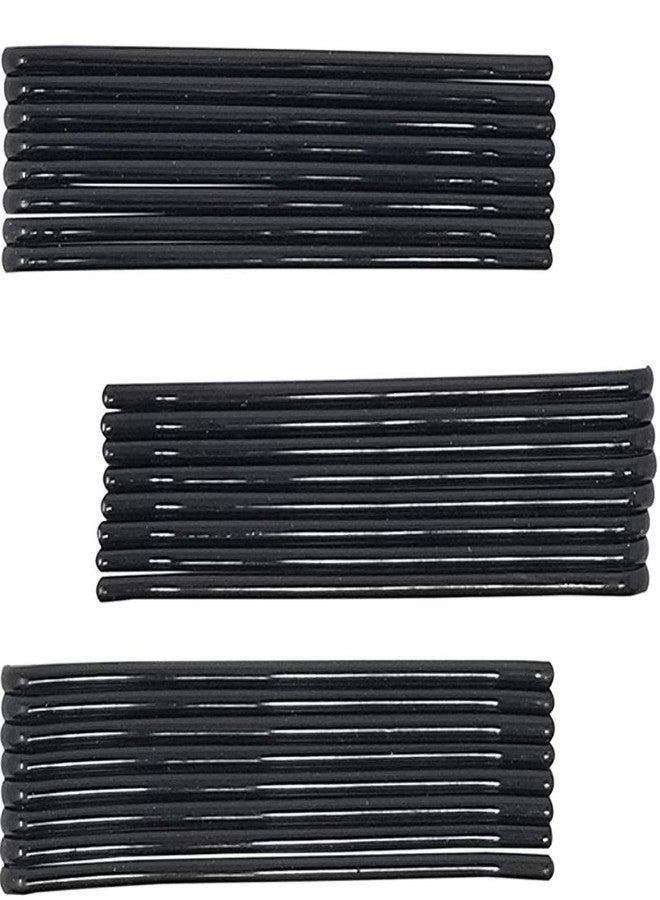 OJ Bobby U Shape Black Metal DIY Hair Bun Pin for Women's Hairdressing -60 Pieces - Image 3