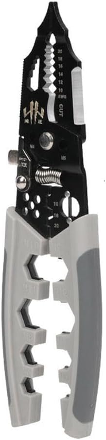 Birudmart MultiPurpose Wire Stripper Tool High Performance Cable Stripper and Crimping Tool Heavy Duty Wire StripperAllinOne Wire Stripper Cutter Universal MultiUsed Wire Strippers - Image 1