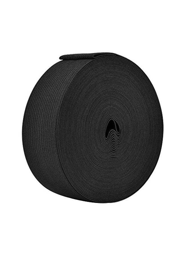 NIBEMINENT Multipurpose Elastic Spool Black 11yard - Image 4