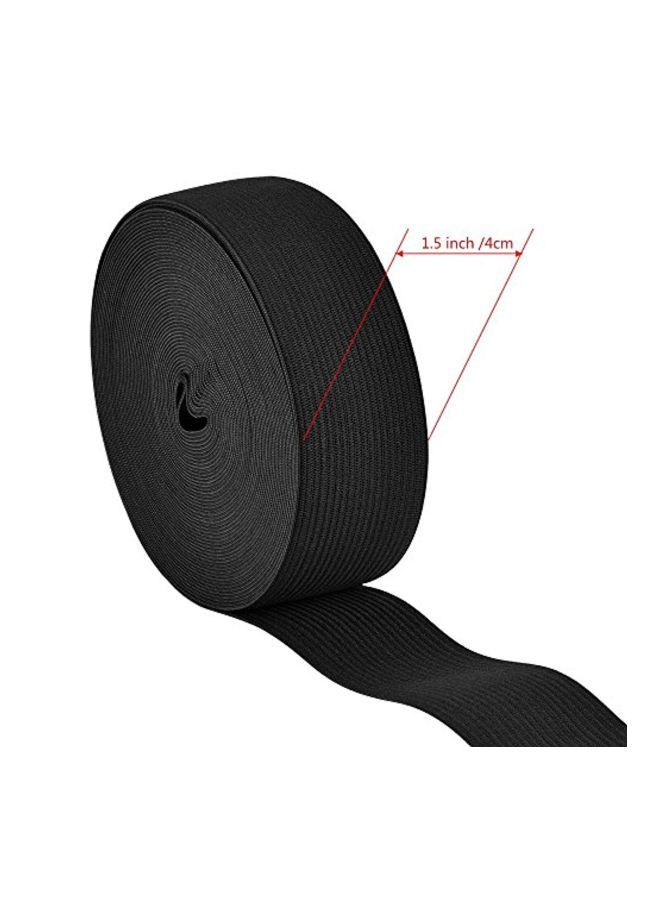 NIBEMINENT Multipurpose Elastic Spool Black 11yard - Image 2
