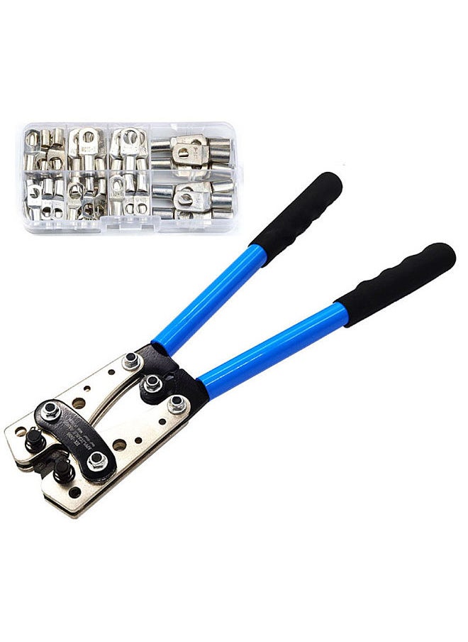 HX-50B Portable Cable Crimping Tool Professional Terminals Crimper Plier Car Auto Copper R-ing Terminal Wire Crimp Terminals Soldered Connectors Kit  Multifunctional Hand Tools  - Image 1