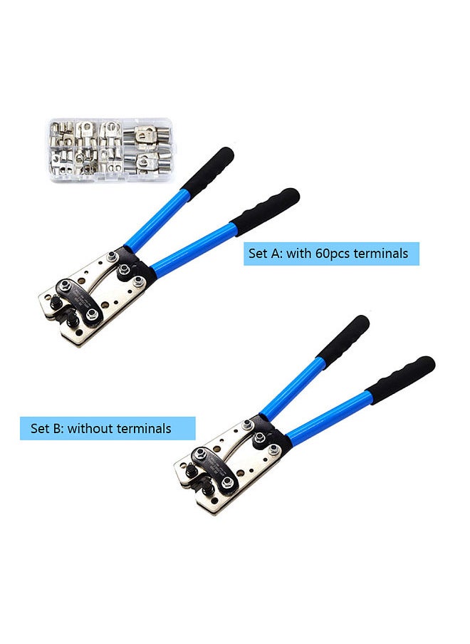 HX-50B Portable Cable Crimping Tool Professional Terminals Crimper Plier Car Auto Copper R-ing Terminal Wire Crimp Terminals Soldered Connectors Kit  Multifunctional Hand Tools  - Image 3