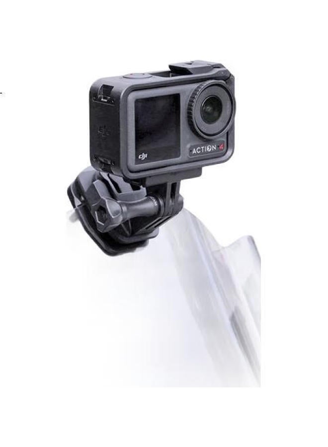 Maxcam / Maixikam Motorcycle Motorbike Aluminum Alloy Windshield Clamp Fixed Bracket Riding Clip Accessories For Dji Osmo Action 5/4 Sports Camera - Image 2