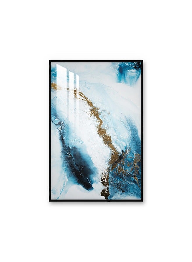 Marktna Decorative Wall Art Painting 120X80Cm With An Abstract Design Silver Frame And A Transparent Acrylic Layer 0.5Kg  - Image 2