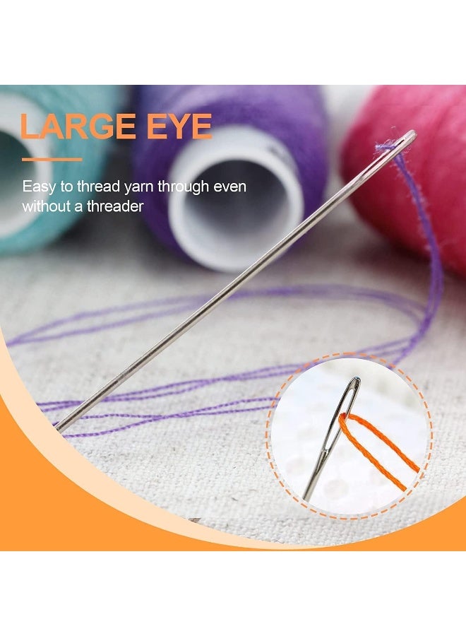 Biella Industrial Type Big Sewing Needle-Large Eye Sewing Upholstery Needles For Leather Sofa Craft Home Decoration-Needlework Handicrafts Jewellery Making Etc - Image 3