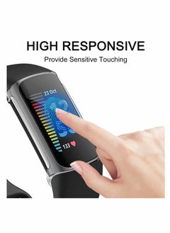 KASTWAVE Screen Protector for Charge 5 Soft TPU Full Surround Full Coverage Cover, Clear (4 Pack)  - Image 4