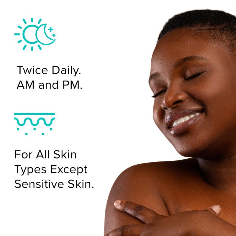 ClarityRx Cleanse As Needed 10% Glycolic Acid Exfoliating Face Wash, Natural Plant-Based Brightening Facial Cleanser for Smooth, Glowing Skin (4 fl oz) - Image 4