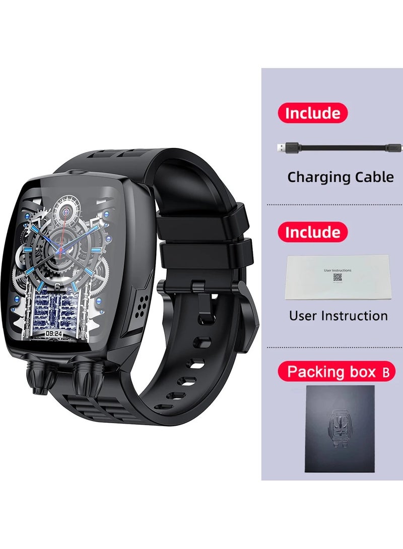 AROAQ 2022 Hot Luminous Personalized Fashion Trend Cool Men's Multi-Function Timing Waterproof Bluetooth Call - Image 1