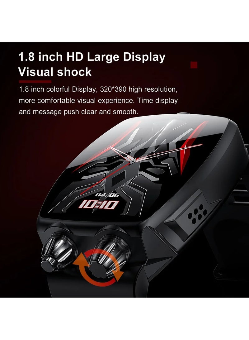 AROAQ 2022 Hot Luminous Personalized Fashion Trend Cool Men's Multi-Function Timing Waterproof Bluetooth Call - Image 5