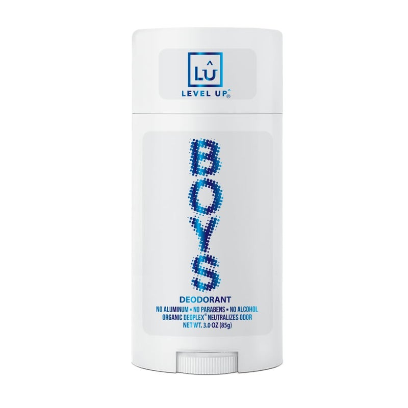 Level Up Boys Deodorant: Aluminum-Free, Alcohol-Free, Paraben-Free, 24 Hr Odor Protection, Clean Fresh Scent, Kids & Tweens, Made in the USA - Image 1