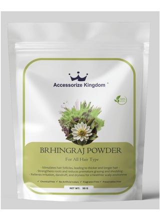 Bhringraj Powder | 100% Natural Herbal Powder for Hair Growth & Scalp Health | Strengthens Roots, Reduces Hair Fall & Dandruff (50gm) - pzsku/Z9E2A80F7D77468B822BEZ/45/1745912591/1616ed6b-1249-4fa3-bc51-8ec2fc21edf7