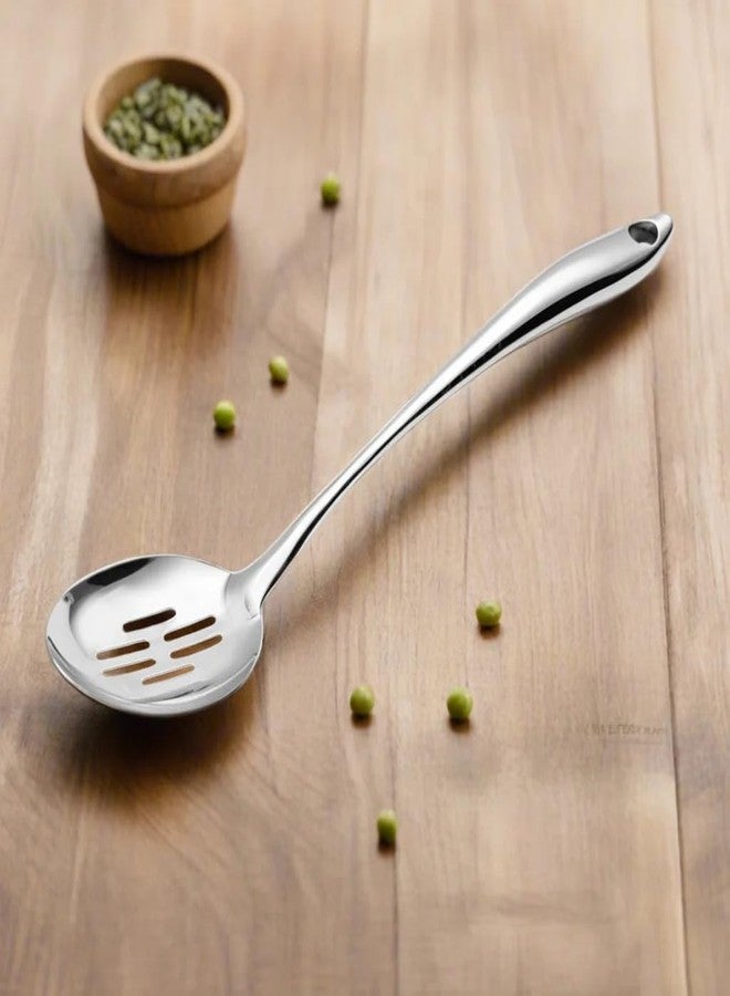 Cuisinox Stainless Steel Cooking and Serving Spoon, 14.5" - Slotted - Image 3