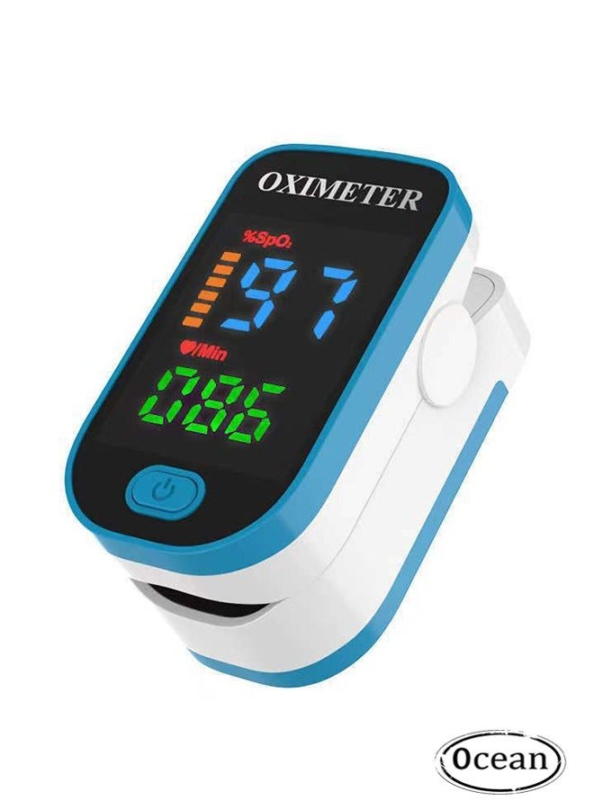 general Finger Pulse Oximeter, Medical Pulse Meter, Finger Clip Pulse Oximeter Monitor for Adults and Child, Portable Digital Reading LED Screen Heart Rate Monitor for Home, Sports and Travel Use - Image 1