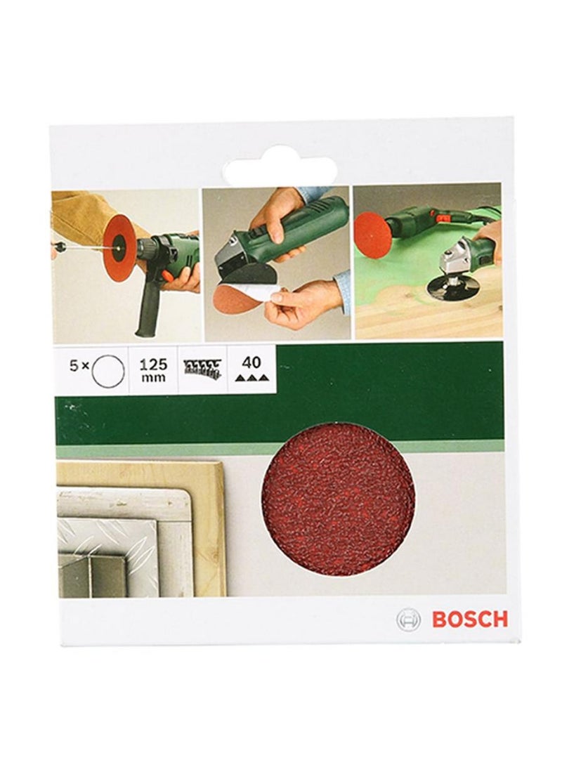 BOSCH G40 Sanding Sheet 115 Mm Pack Of 5