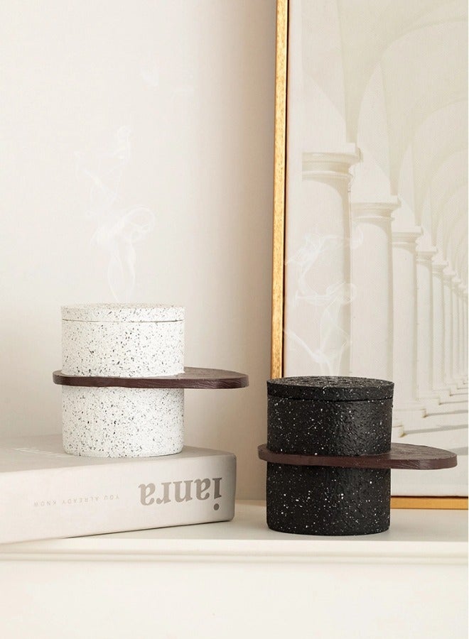 شيبشيب حامل بخور من الراتينج، حوامل للبخور، مقاس 12.8x12.8x9.5 سم - Image 2