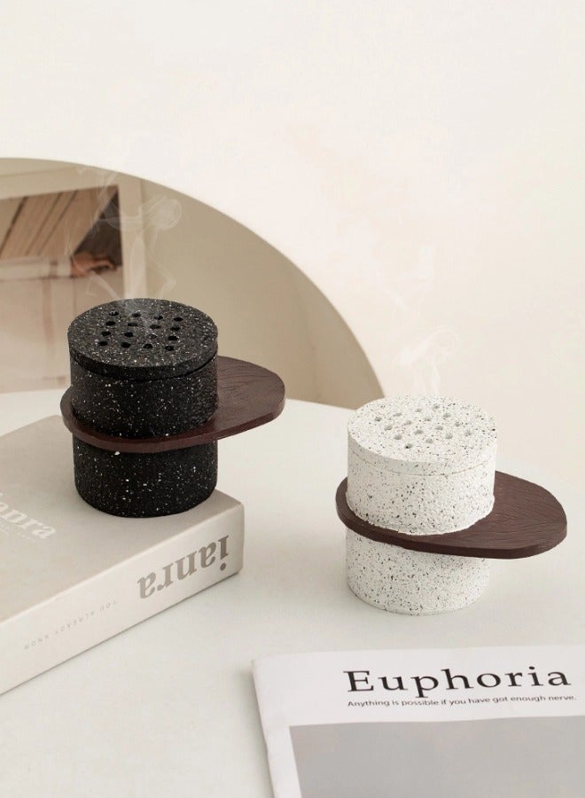 شيبشيب حامل بخور من الراتينج، حوامل للبخور، مقاس 12.8x12.8x9.5 سم - Image 3