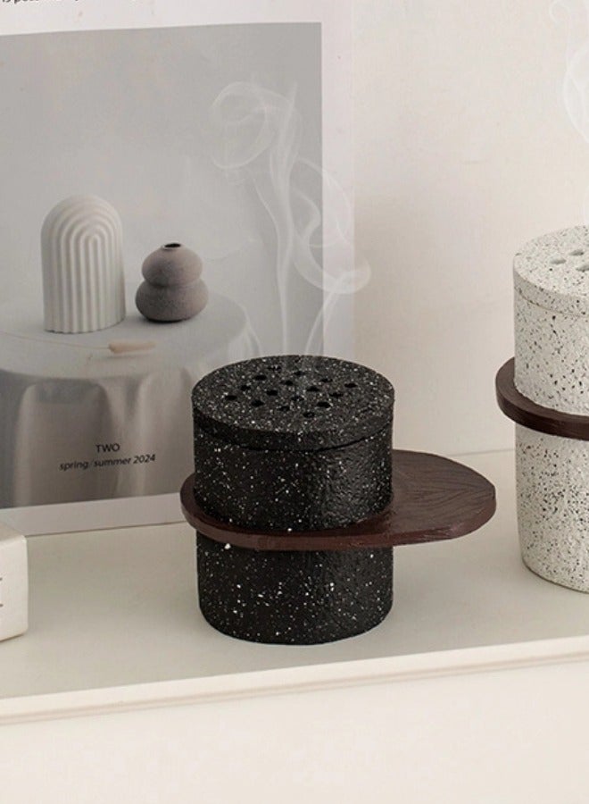 شيبشيب حامل بخور من الراتينج، حوامل للبخور، مقاس 12.8x12.8x9.5 سم - Image 4