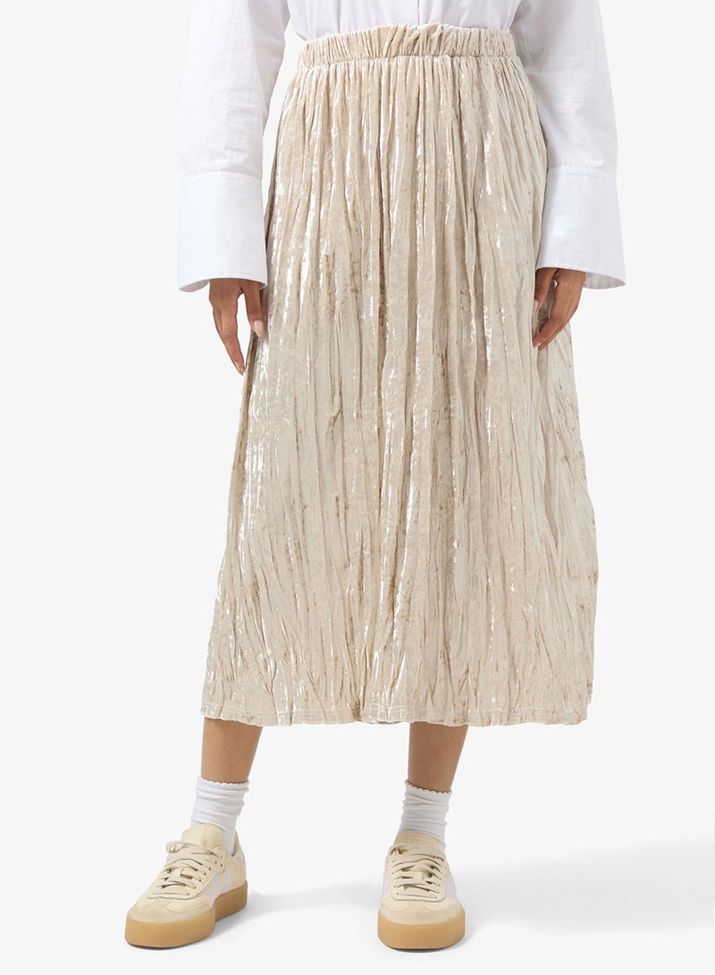 Ginger Metallic Maxi Skirt - Image 1