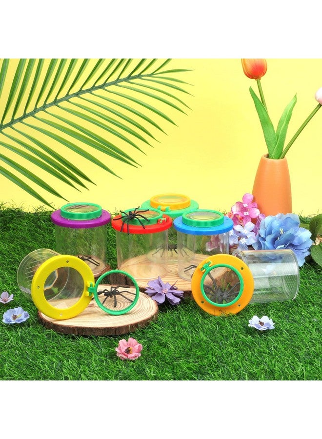 Coopay 6 Pieces Magnifying Insect Box - Bug Viewer, Critter Insect Cage, Container, Bug Catcher Cage, Jar Collecting Kit for Children, Kids Science Nature Exploration Tools - Image 5