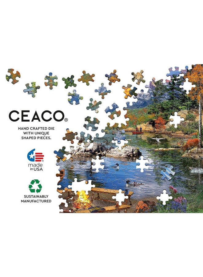 Ceaco - David Maclean - Fishing with My Son - 1000 Piece Jigsaw Puzzle - Image 3