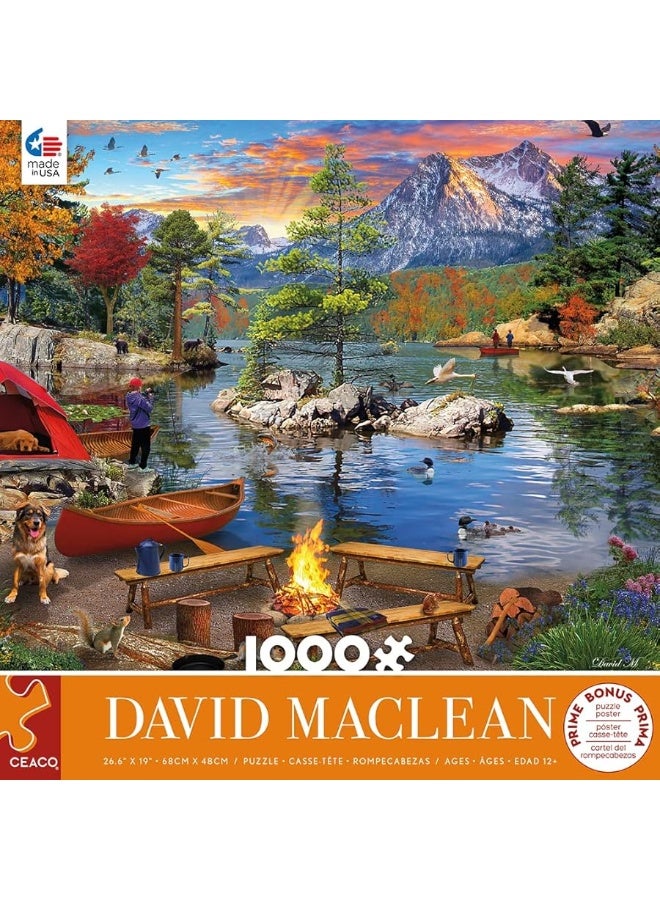 Ceaco - David Maclean - Fishing with My Son - 1000 Piece Jigsaw Puzzle - Image 1