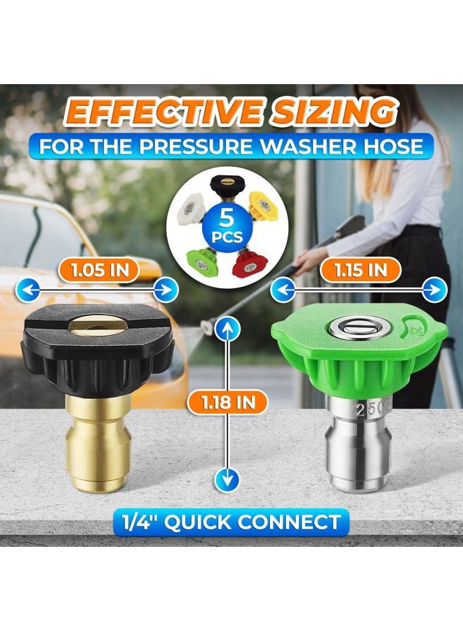 KETAR Pressure Washer Sprayer Nozzle Tip Replacement for Generac 2700 Psi Pressure Washer, 2.3 GPM, Model # 6022 & 6023, Size 3.0 or 030, (Set of 5 Tips) - Image 2