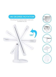 KOOLORBS Touch Control LED Vanity Mirror With 3x Magnification White 12x7.9x3centimeter  - Image 4