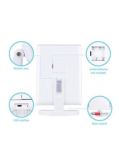KOOLORBS Touch Control LED Vanity Mirror With 3x Magnification White 12x7.9x3centimeter  - Image 5