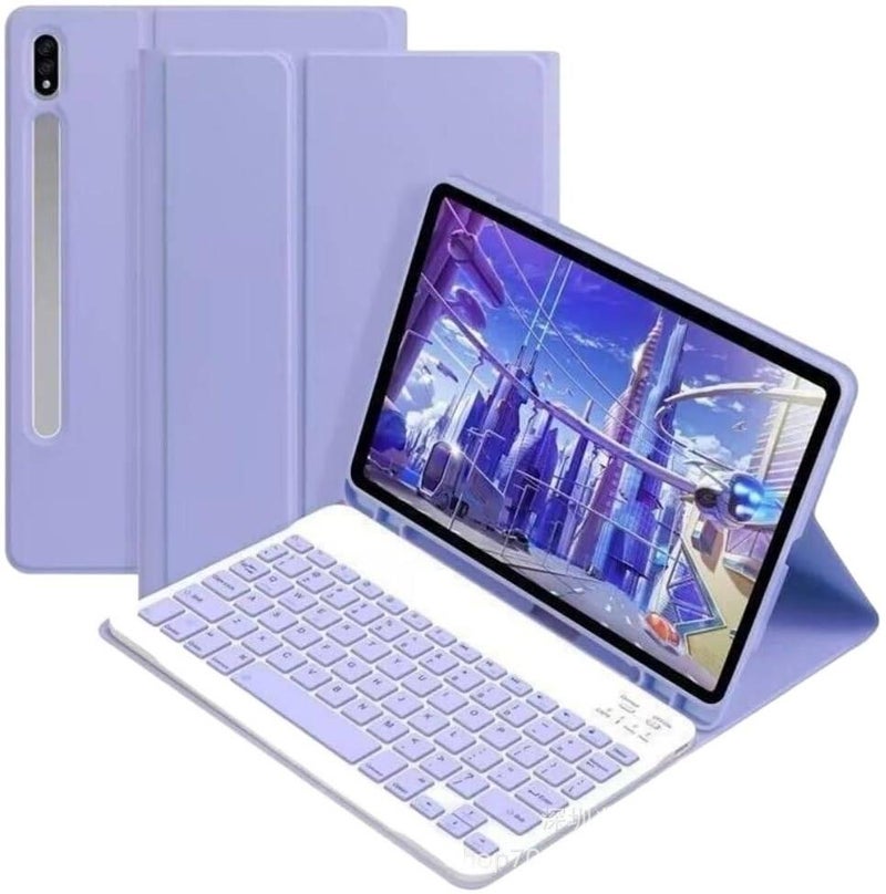 DGG حافظة آيباد متوافقة مع عدة موديلات آيباد مع حامل قلم باللون أزرق باللون الأزرق iPad - Image 1