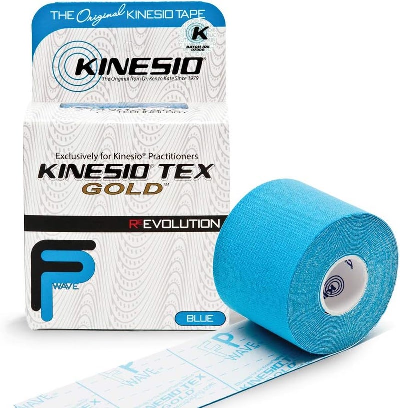 Kinesio Tex Gold FP Kinesiology Tape - 2" x 5.5 Yards, Blue - Image 1