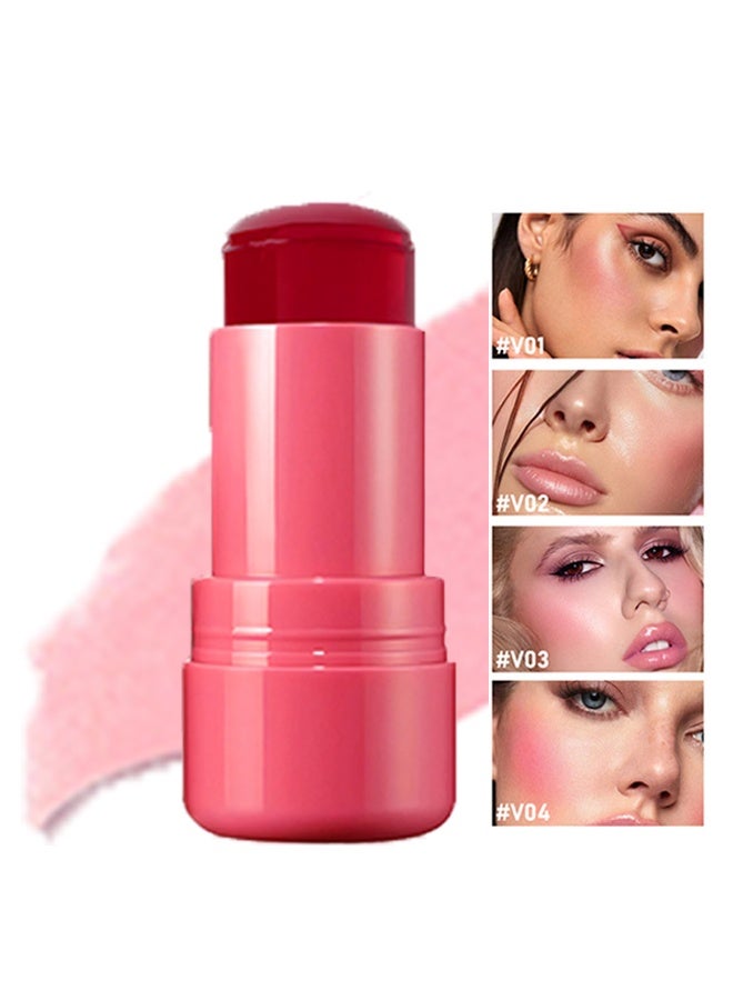 فايبلي أحمر الخدود - جيلي الشفاه والخدود كريم أحمر الخدود ، جيلي الفاكهة أحمر الخدود وصبغة الشفاه # 01 - Image 1