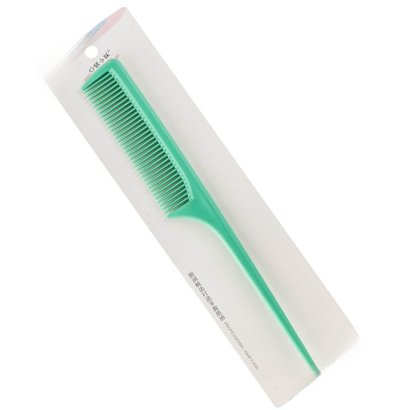 Generic Durable SD701 Plastic Rat-Tail Comb Large Colorful SD701-Green 