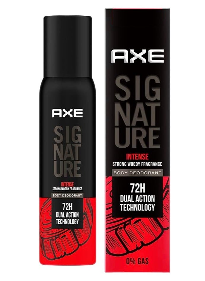 Axe Signature Intense Long Lasting No Gas Body Deodorant For Men 122 ml 