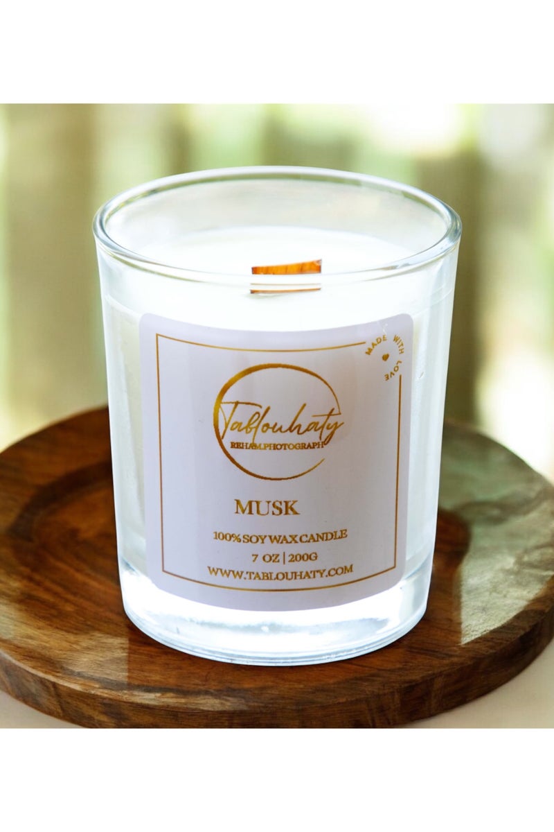 تاب شمعه صويا برائحة المسك - Image 1