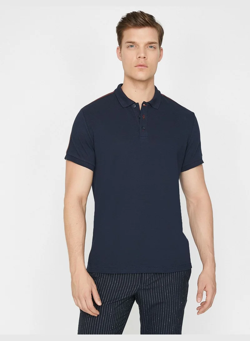 KOTON Polo Neck T-Shirt