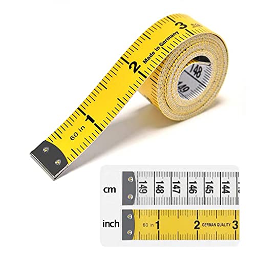 DSOMHZ Soft Tape Measure - Double Color Double Scale, 60 Inch/ 150 cm Body Measuring Tape for Sewing/Tailor - Image 1