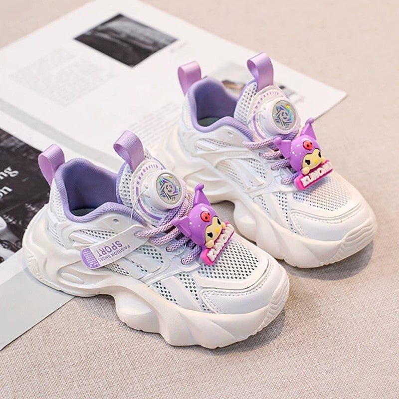 Hydrogen Quick Co-Branded Girls' Shoes 2025 Spring New Girls' Sports White Dad Shoes Girls' Soft Soles - Image 1