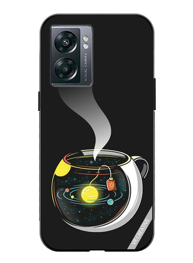 VR CREATIVE Protective Case Cover For Oppo A57 5G Galaxy Design Multicolour - Image 1